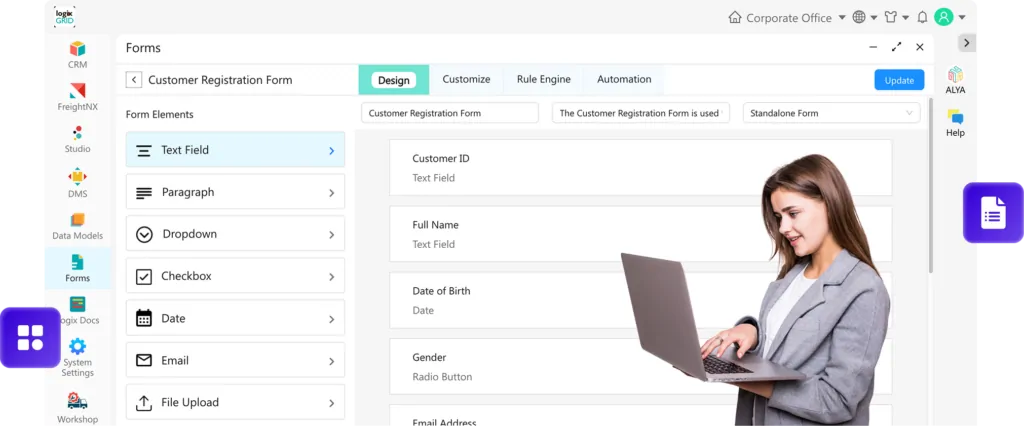 Drag & Drop Form Builder — LogixForms