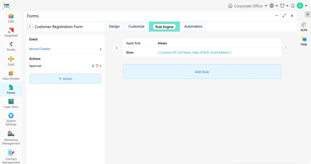 Automation Flows — LogixForms